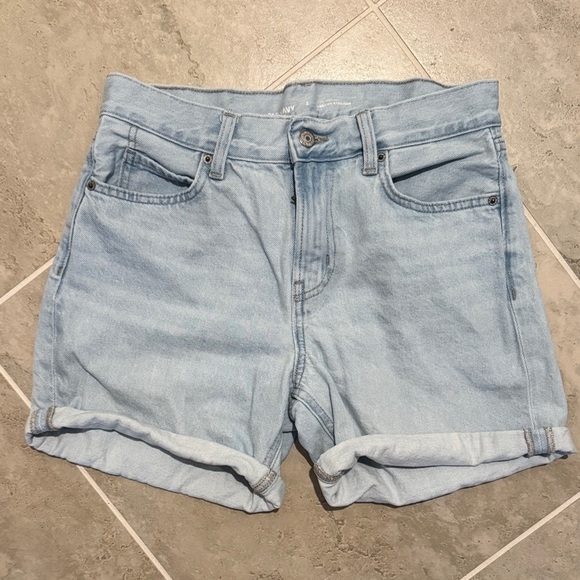 Old Navy Pants - Old Navy High Rise Slouchy Straight Jean Shorts
